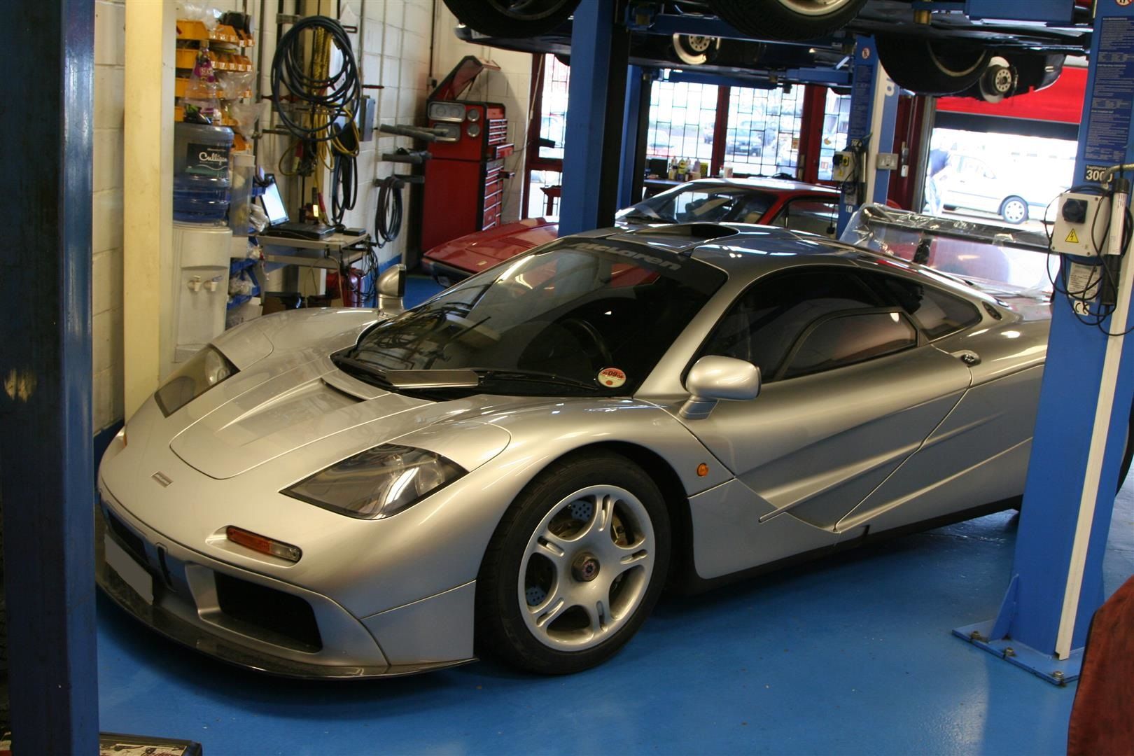 McLaren F1 in our workshop